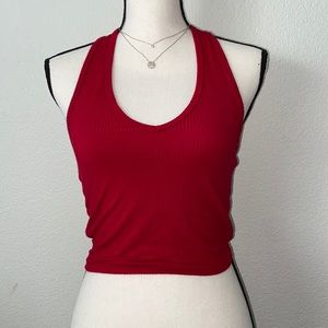 Red Halter Top